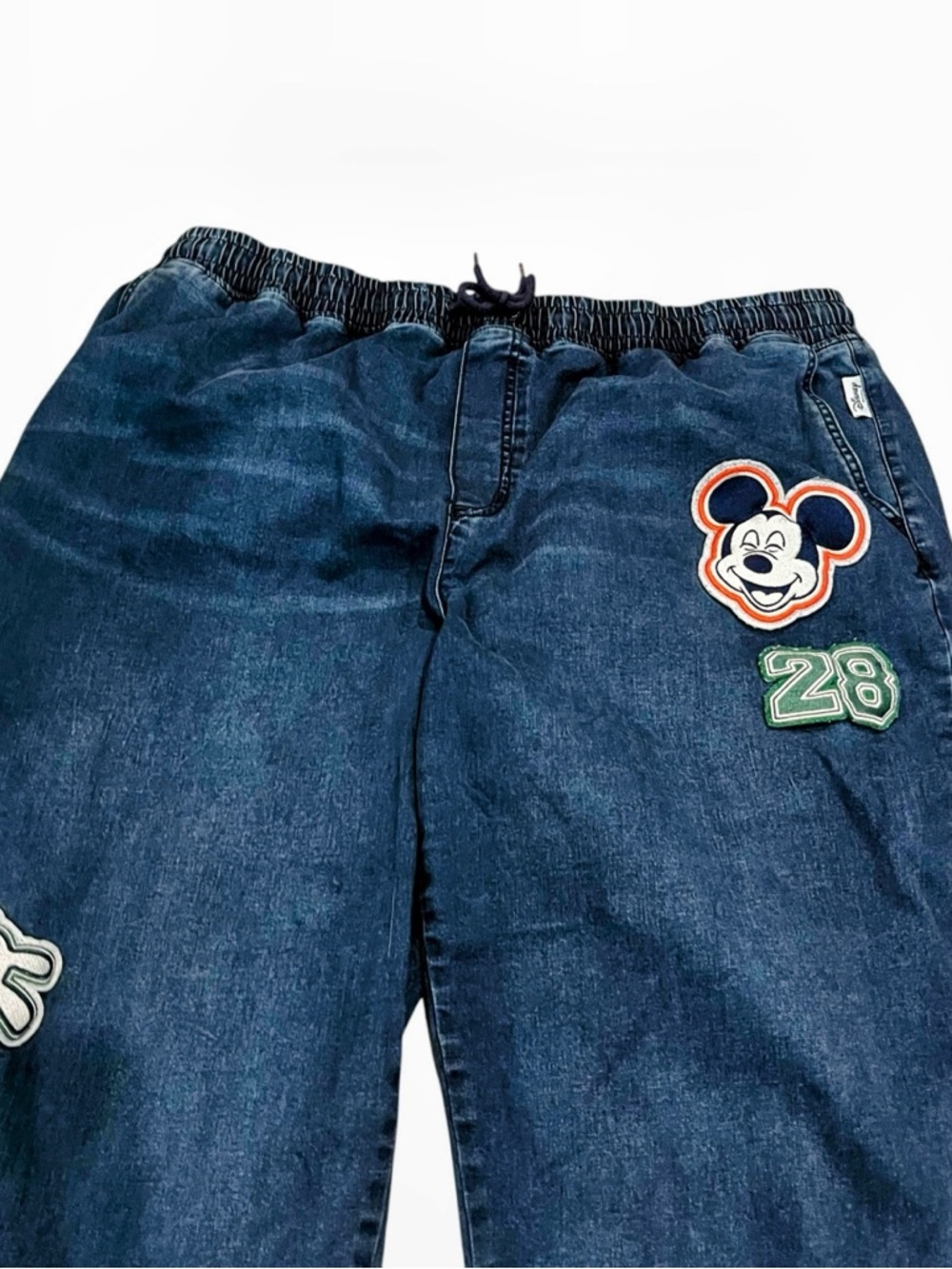Disney her universe Mickey Mouse women’s 3x denim jogger jeans elastic waist - Picture 5 of 8